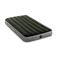 INTEX 經典單人加大(fiber-tech)充氣床墊(綠絨)-寬99cm 15010032(64107)