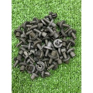 (1SET) CLUTCH HOLDER CABLE ADJUSTER BOLT SCREW GREEN COLOR RXZ/Y125ZR/Y110/SS2/HONDA