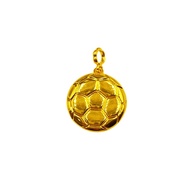 916 Gold Football Pendant