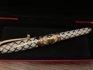 ST.DUPONT 法國都彭 WHITE GOLD PLATED METAL VERSAILLES LIMITED ROLLERBALL PEN 白色鍍金金靥限量圓珠筆