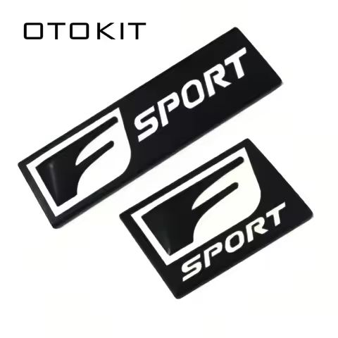 3D Metal Badge Decal Rear Trunk Emblem Sticker for F Sport Lexus IS ISF GS RX RX350 ES IS250 ES350 L
