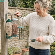 BEAUT 3pcs/set Hanging Bird Feeder, Large Capacity Windproof Hummingbird Feeder, Outdoor Decoration 
