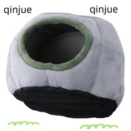 QINJUE Guinea Pig Bed, Rabbit House Cage Accessories Cave Beds, House Bedding Washable House Hideout Small Animal