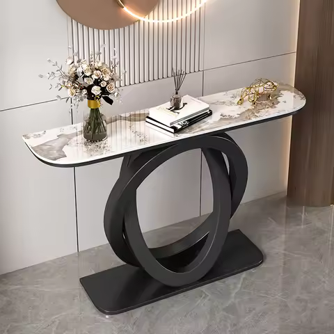 Luxury Trendy Console Table Curved Unique Beauty Elegant Console Table Nordic Design Console Meuble