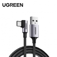 UGREEN RIGHT ANGLE USB-A TO USB-C CABLE 1M WITH QC3.0