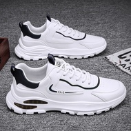 รองเท้าผ้าใบผู้ชาย all-match dad รองเท้าผู้ชายสีขาว men's sneakers all-match dad men's white shoes