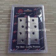 Engsel PINTU RUMAH MULLER Lobang 4 inch x 3" MULER Stainless 575 Gram Tebal 3 mm 76 cm x 102 cm