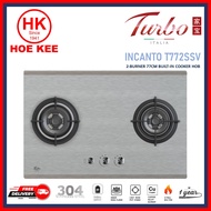 Turbo Incanto T772SSV 77cm 2 Burners Built-In Hob