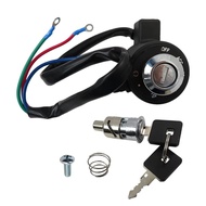 Set Kunci Kotak Ekor Suis Penghidup Hitam dengan Kunci 71441-94 untuk Harley-Davidson Sportster 1200