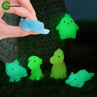 [Featured] Cute Animal Decompression Toys Glow in The Dark Kawaii Mochi Stress Relief Toys Children Party Favors Kids Funny Soft Sticky Squeeze Toys Luminous Squishy Toy