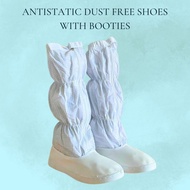 [LOCAL SELLER] ESD CLEANROOM SHOES WITH BOOTIES [WHITE][PVC SOLE] ESD Safety Shoes
