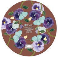 เดลิโอ มินิคุกกี้ช็อกโกแลต S&P Delio Chocolate Flavoured Mini Cookies Brown Tin 320g.