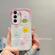 ใหม่ เคส Phone Case Samsung Galaxy A05 A05s S23 FE 5G เคส การ์ตูนน่ารักๆ แฟชั่นตุ๊กตา3D Kulomi เคสมือถือโปร่งแสงซิลิโคนนิ่มพร้อมสร้อยข้อมือดอกไม้2023