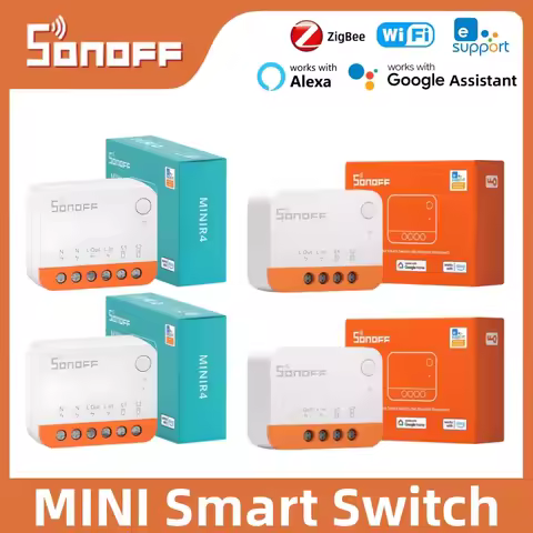 SONOFF Zigbee/WiFi Smart Switch ZBMINIL2/MINIR4 Smart Home Two-Way Wireless Remote Control Work with