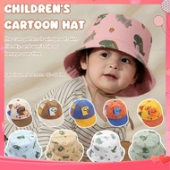Kids Dinosaur Cartoon Fisherman Hat Sun Protection Cap 5 Colors TOGO