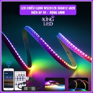 WS2812B/4020 SK6812 ARGB LED light for car and motorbike headlights, 4mm wide, 3mm thin, voltage 5v 