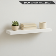OKURA 1 Piece Sky Floating Wall Shelve Home Living 60cm (5cm Thickness) Wall Shelf Rak Hiasan Dindin