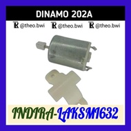 DW1 Sparepart dinamo mesin jahit mini portable 202a + gear konektor +