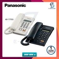 Panasonic โทรศัพท์บ้าน โทรศัพท์มีสาย โทรศัพท์สำนักงาน รุ่น KX-T7705 (สีขาว / สีดำ)