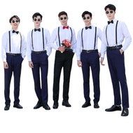 Combo Aó Sơ Mi Aó Gile Dây Đai Chữ Y Nơ TRAZ Cho Dàn Bưng Qủa Bê Tráp(bụng vai to tăng 1 size)6666