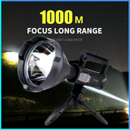 COD TaffLED Senter LED Multifungsi XHP50 20W With Base / senter led super terang jarak jauh 2km cas