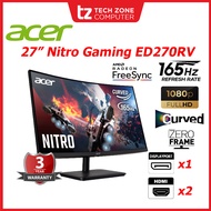ACER NITRO ED270RP ED270R VBIIPX 27” CURVED FHD VA 5ms 165Hz GAMING MONITOR (UM.HE0SM.V01)