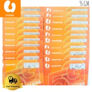 Umobile VIP Nice Number Tanpa had Internet & Panggilan Unlimited Data & Call Sim Card V3