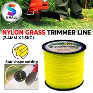 [1 Roll] Hitz Nylon Grass Trimmer Line Grass Cutter / Tali Mesin Rumput (2.4mm x 1.5kg)