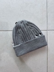 Anya Hindmarch x Uniqlo Grey Knit Beanie with Eyes