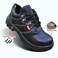 Sepatu Safety SKN Sepatu Proyek Pabrik PDH PDL TNI Polisi ujung besi Safety Shoes Safeti Sefty Sefti