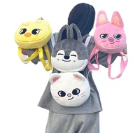 STAY Lee Felix, Bang Chan, Hwang Hyunjin beg galas mini SKZ beg galas kecil berbulu lembut beg galas