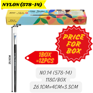 【1BOX=12PCS ! ! !】ASTAR NYLON PAINT BRUSH/ NYLON ARTIST BRUSHES (578) **1BOX=12PCS** (PRICE FOR BOX)