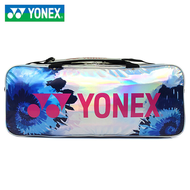 ถุงไม้แร็กเก็ตแบดมินตัน YONEX ความจุมากแท้แบบสะพายไหล่ข้างเดียว219BT004U กระเป๋าใส่ลูกบอลใหม่