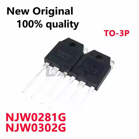 5/PCS New Original NJW0281G NJW0302G TO-3P triode audio power amplifier pairing tube In Stock