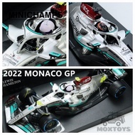 MINICHAMPS 1: 18 Alloy Model AMG 2022 F1 MB PETRONAS W13 Monaco