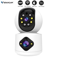 【Worth-Buy】 Vstarcam 4mp Wifi Camera With Dual Screens Baby Night Vision Indoor Ptz Security Ip Camera Cctv Surveillance Camera