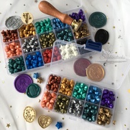 [SG] 150pcs/225pcs Star Shaped Wax Beads | Metallic Wax Beads | Wax Stamp | Matte Wax Seal