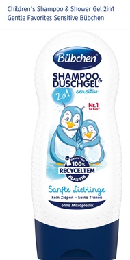 🇩🇪Bübchen Sensitive Shampoo &amp; Shower Gel 2 in 1 Gentle Favorites แชมพู สบู่ อ่อนโยน