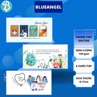 Blueangel Envelopes and Envelopes for Doctors Size 17 x 9 cm (6 Pieces/Set) - Doctor Envelopes with 