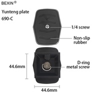 Dslr Quick Release Plate แผ่นขาตั้งกล้องขาตั้งกล้องอะแดปเตอร์สกรู 1/4 สำหรับ Yunteng Velbon 690 590 