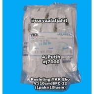 Eko YKK zipper size 4in SFC-32 @1 pack = rp. 108.150/ 10lsn