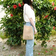 媽媽小花圃編織包 /麻繩編織 / 斜背包 / 編織包
