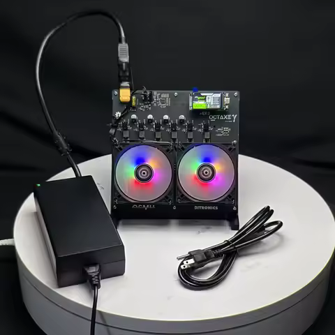 Brand New NerdOCTaxe 12T BTC Miner 12Th/s 240W BTC Miner Crypto Mining Machine BlackChain Home use M