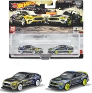 โมเดลรถเหล็ก Hot wheels Premium (แพ็คคู่) 21 FORD MUSTANG RTR SPEC 5 20 FORD MUSTANG RTR SPEC 5 ลิข