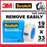 [TapeExpert] 3M Scotch 811 Removable Tape Matte Finish Hand Tearable Multi Surface Repositionable