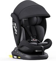XOMAX 946i Child Seat Rotatable 360° with Isofix, Reclining Function, Grows with Your Child, 0-36 kg