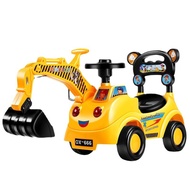 Mini Excavator Children's Toy Ride-On Toy Car Large Excavator Ride-On for Boys and Girls Constructio