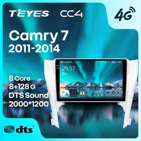 TEYES CC4 For Toyota Camry 7 XV 50 55 2011 - 2014 CarPlay Android Auto 2DIN Car headunit Autoradio C