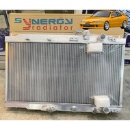SYNERGY FULL ALUMINIUM RADIATOR HONDA INTEGRA DC2 MT 2ROWS DOUBLE LAYERS TANGKI KERETA