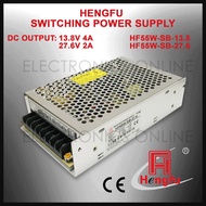 HF55W-SB-13.8 HF55W-SB-27.6 HENGFU Switching Power Supply DC13.8V 4.0A DC27.6V 2.0A Door Access Batt